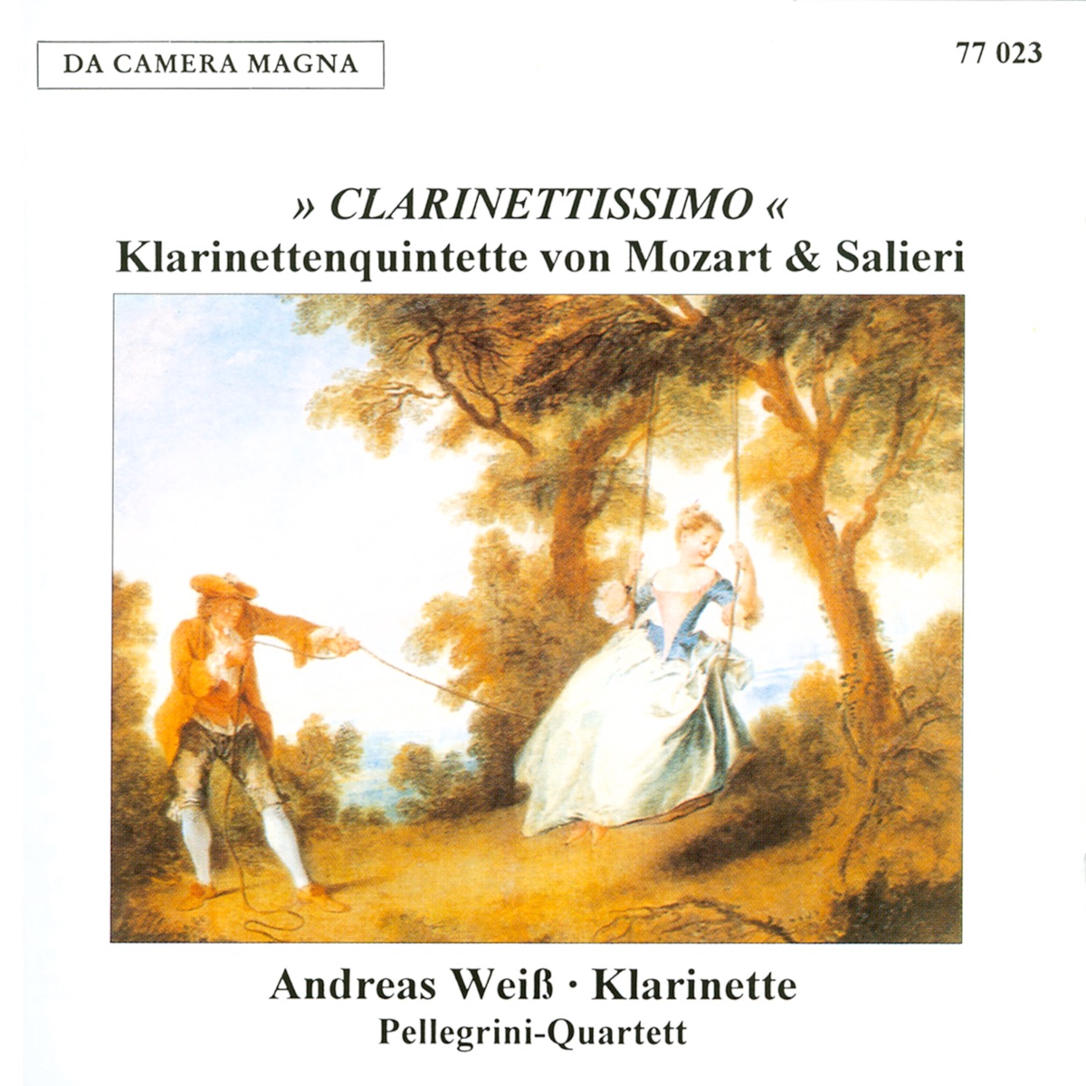 Clarinetissimo by Andreas Weiss & Pellegrini Quartet album cover