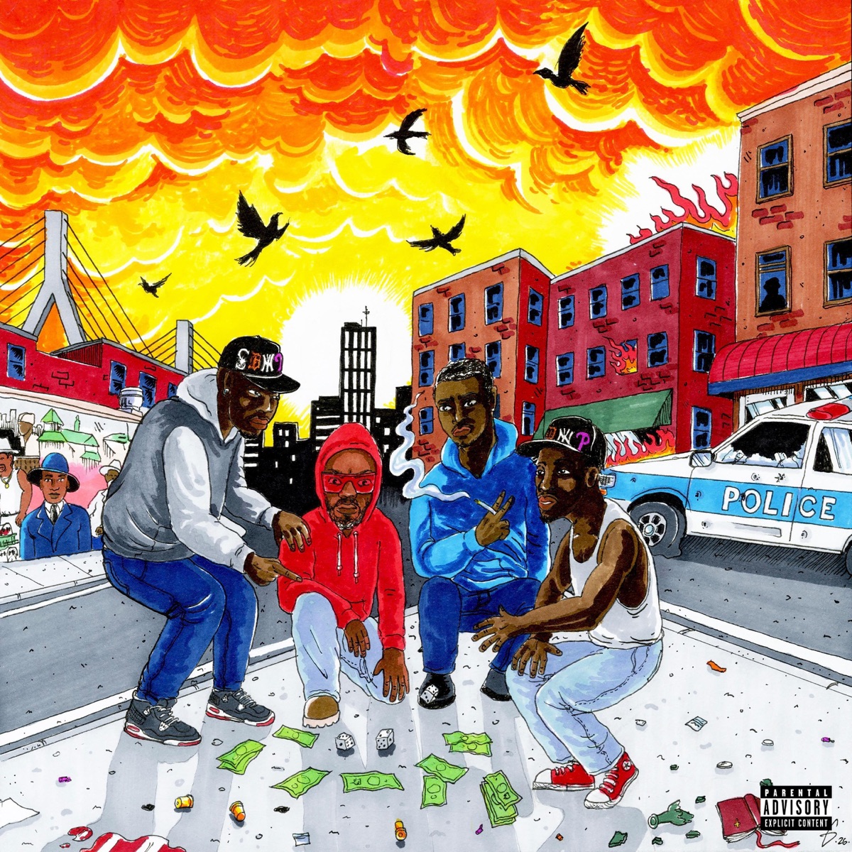SHOOT DICE NOT PEOPLE by 4FIVE6 NICE & DeevoDaGenius album cover