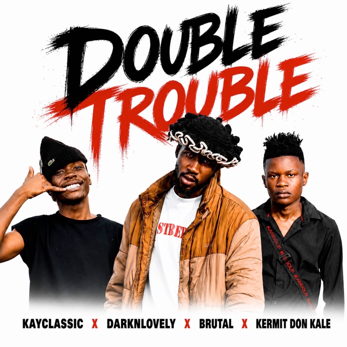 Double Trouble - EP by Kayclassic, DarknLovely, Brutal & Kermit Don Kale album cover