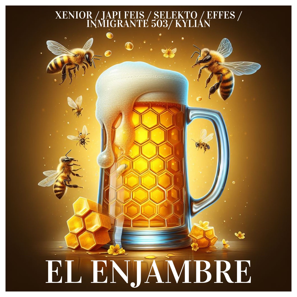 El Enjambre (feat. Selekto, Effes & Kylian) - Single by Xenior, Japi Feis & El Inmigrante album cover