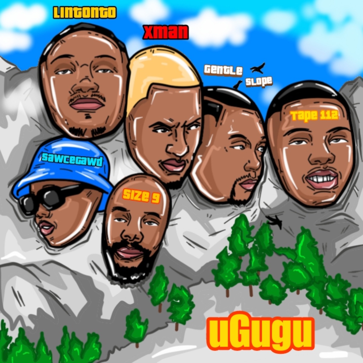 uGugu (feat. Xman RSA, Size 9, Lintonto, Tape 112 & Sawcegawd) - Single by Gentle Slope album cover