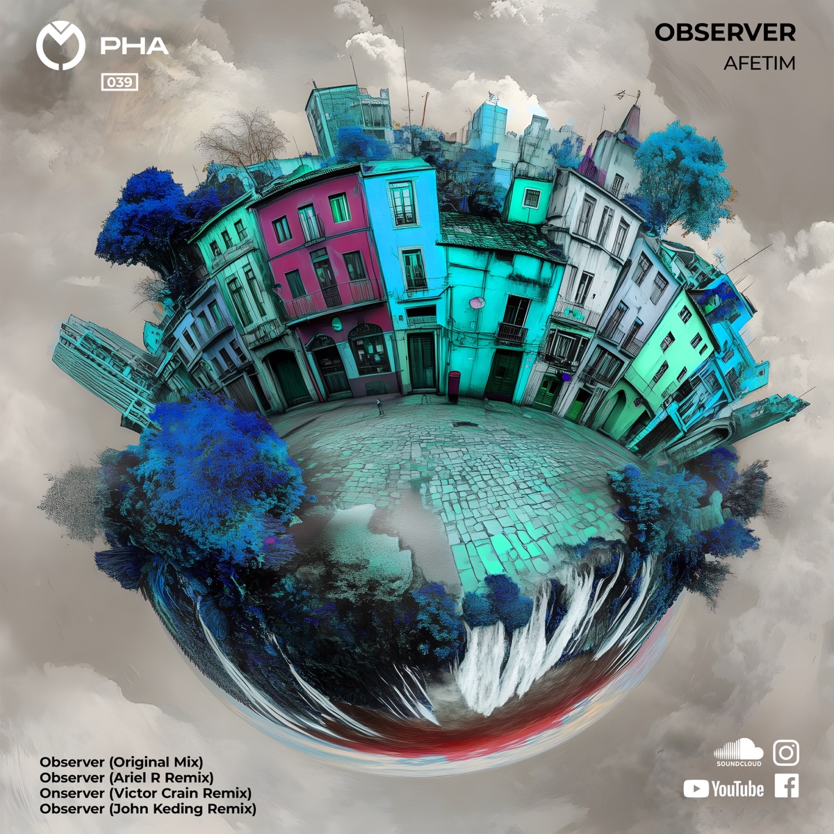 Observer - EP by Afetim, John Keding, Victor Crain & Ariel R album cover