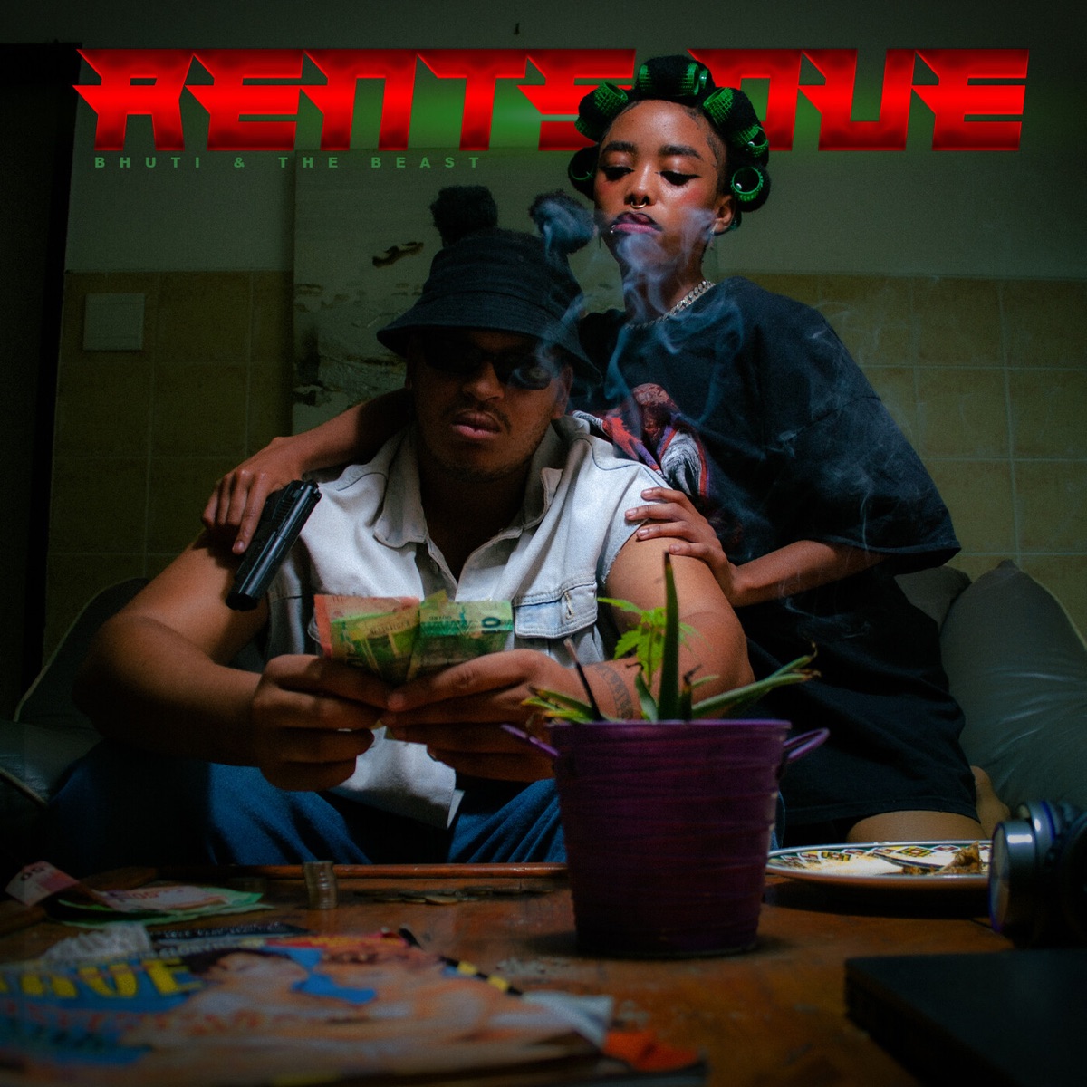 RENT'S DUE - EP by Bhuti & The Beast album cover