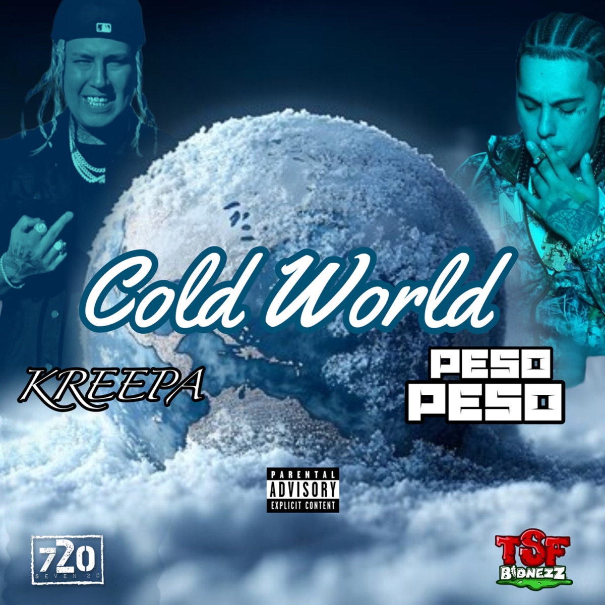 Cold World (feat. Peso Peso) - Single by Kreepa album cover
