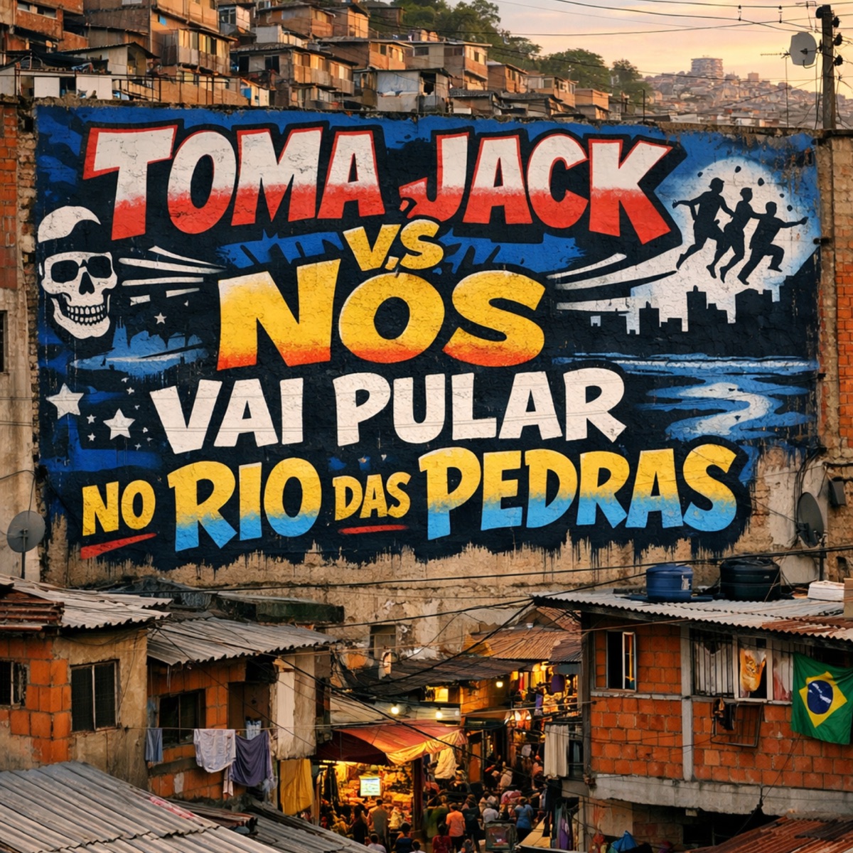 Toma Jack vs Nos Vai Pular No Rio Das Pedras - Single by Dj Jv do Gardenia, DJ BELÃO DO APOLO & MC Lito album cover