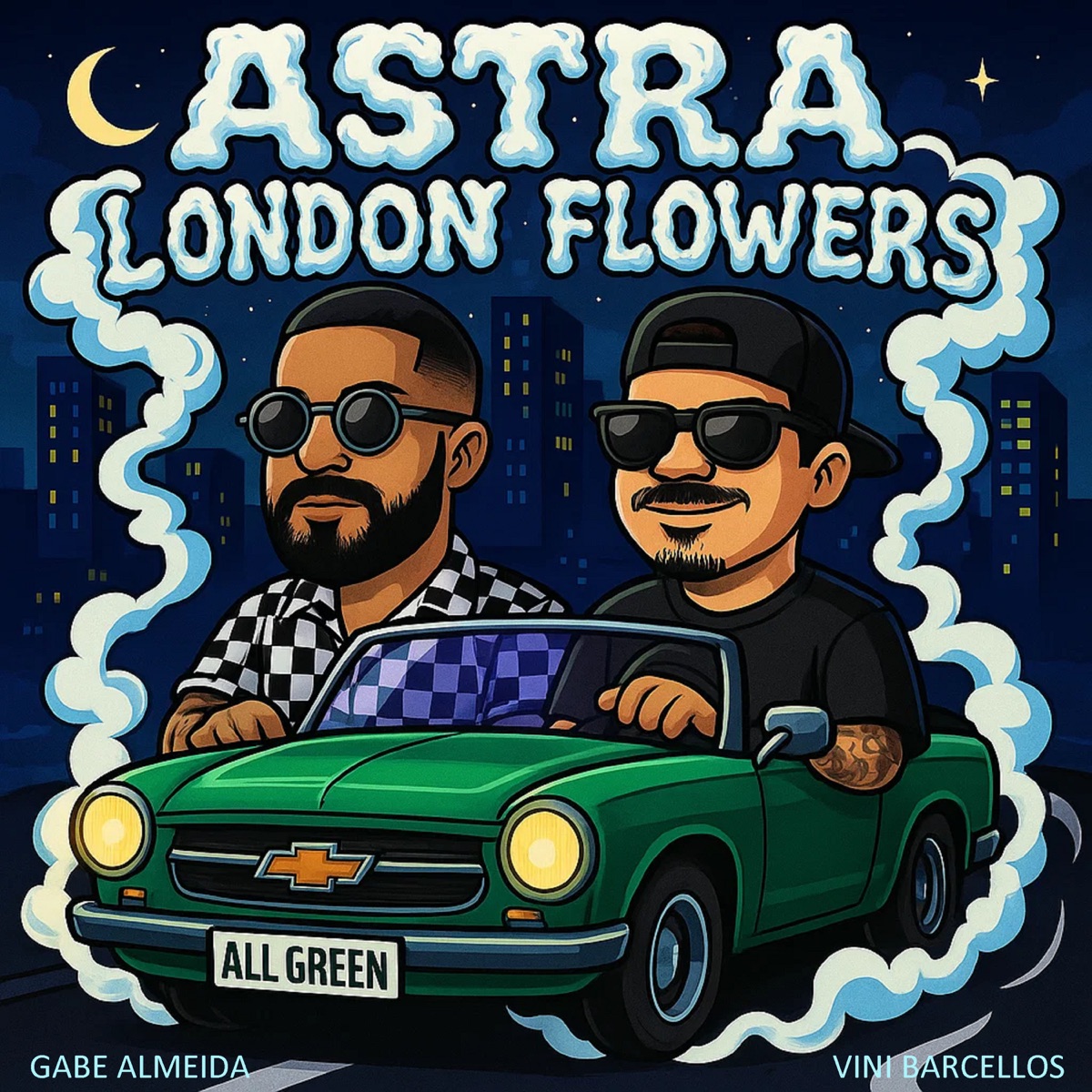 Astra - Single by London Flowers, VINI BARCELLOS & Gabe Almeida album cover