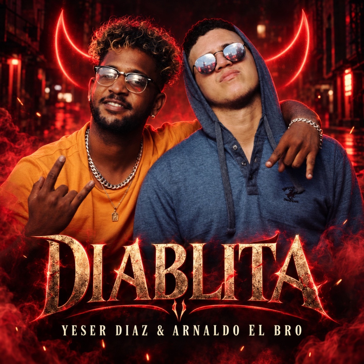 Diablita - Single by Yeser Díaz & Arnaldo el bro album cover