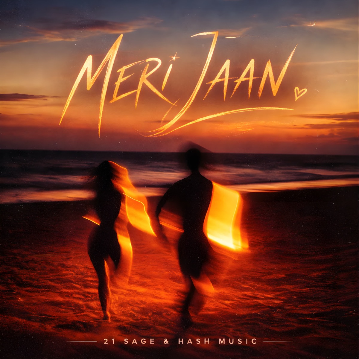 MERI JAAN - Single by 21 SAGE & HASH MUSIC album cover