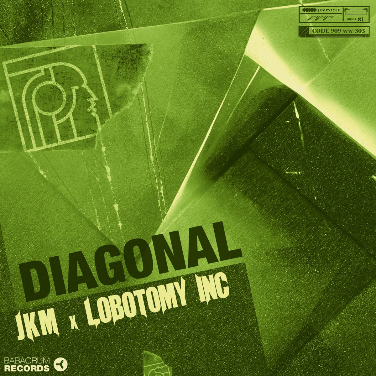 Diagonal - Single by JKM & Lobotomy Inc album cover