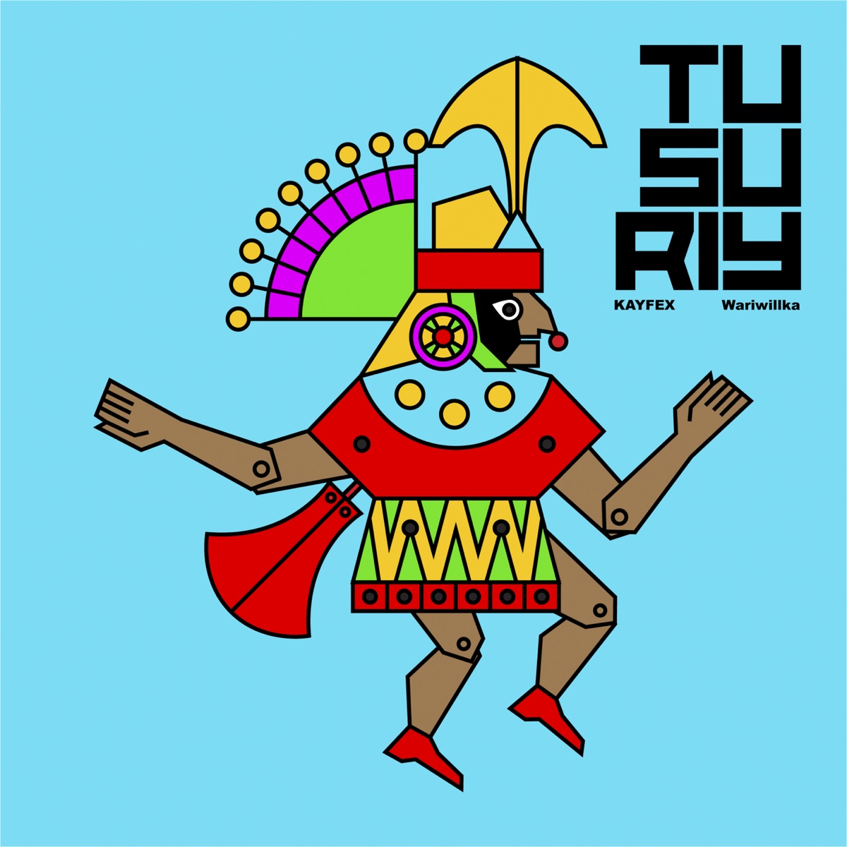 TUSURIY (Bicentenario Perú) [feat. WariWillka] - Single by Kayfex album cover
