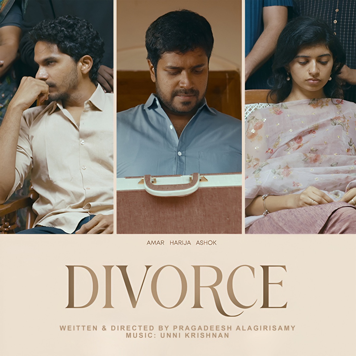 Divorce - Original Sound Track (From "Divorce") - Single by Unni Krishnan. M, Nalinkar B & Swathy Kailasanathan album cover