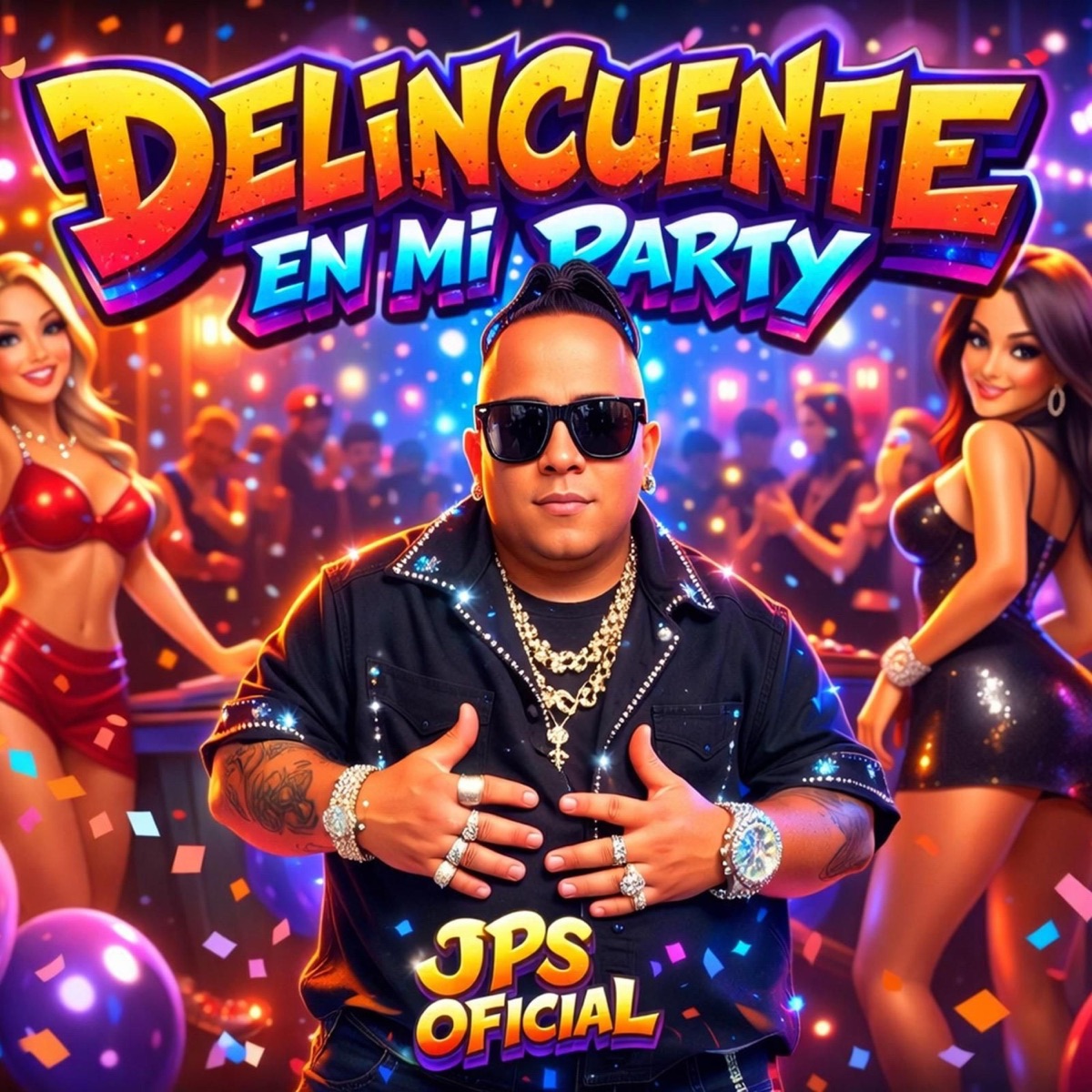 Delincuente En Mi Party - Single by JPS Oficial album cover