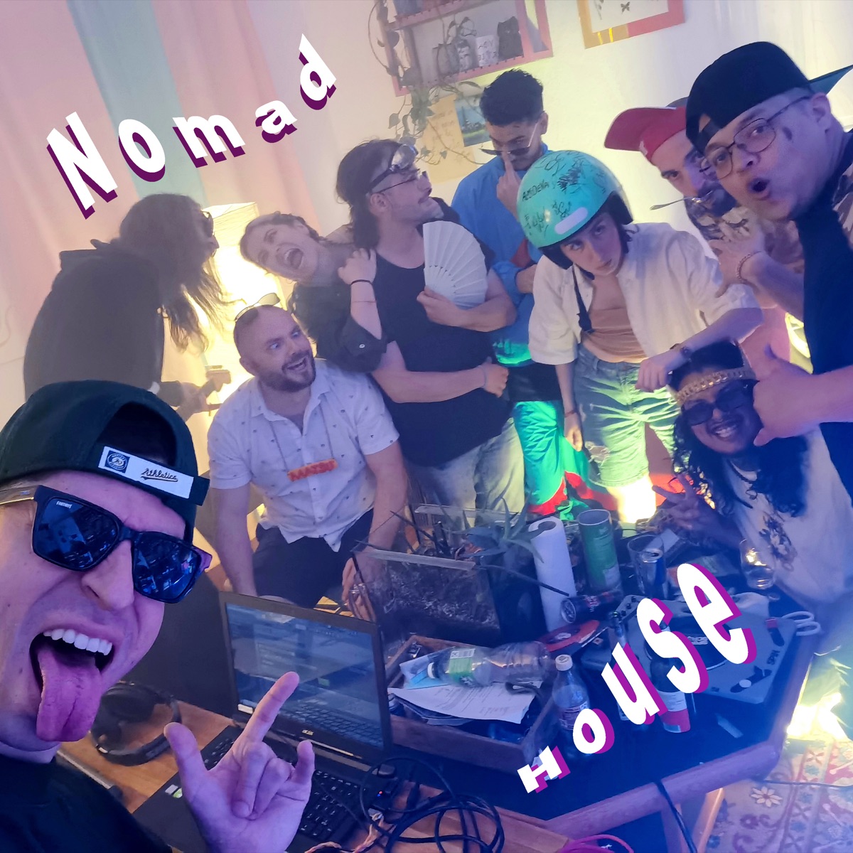 Nomad House (feat. Mal Sense, Nómadas BRL, Carlos Shega, Arma G Don, Marrom Fernandez & Gandiii) - Single by Matsu, Armado De Estilo & Mad House Music album cover