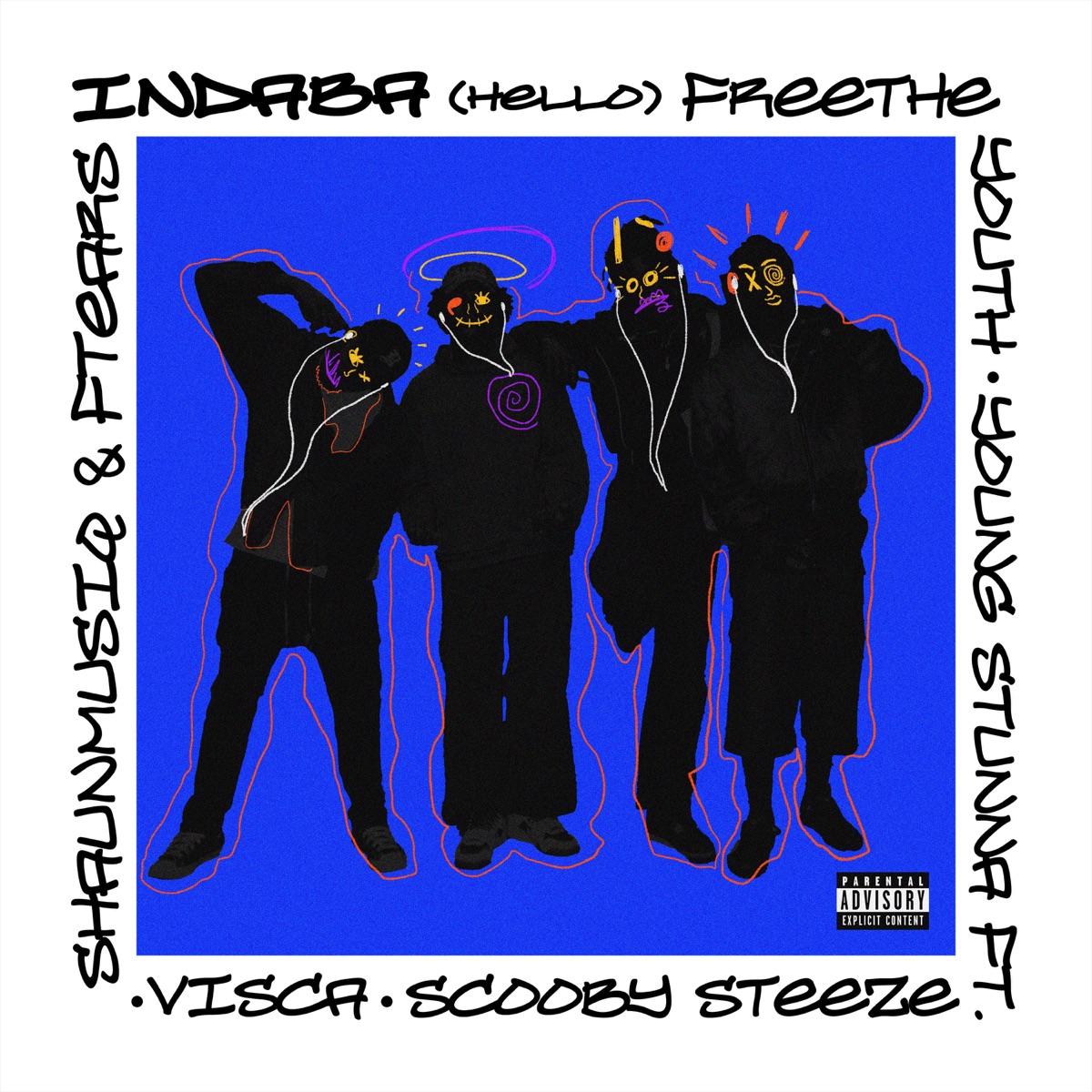 HELLO (INDABA) [feat. Xduppy, ScoobySteeze, ShaunMusiQ & Ftears & Visca] - Single by FREE THE YOUTH & Young Stunna album cover