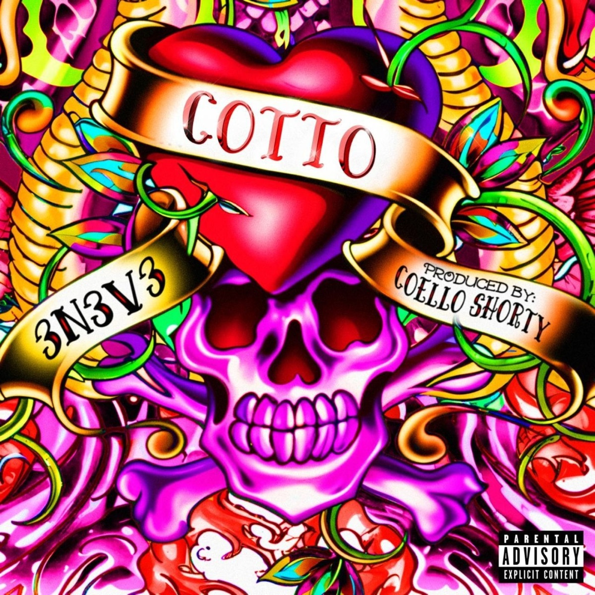 COTTO - Single by 3N3V3, Majestic Mafia & Coello Shorty album cover