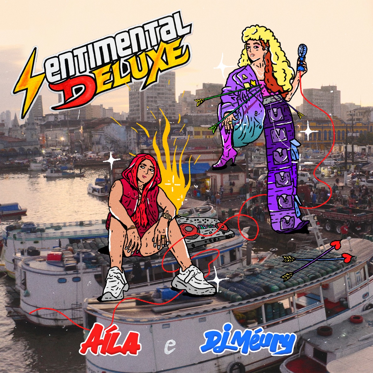 Sentimental Deluxe (Remix) by Aíla & Dj Méury album cover