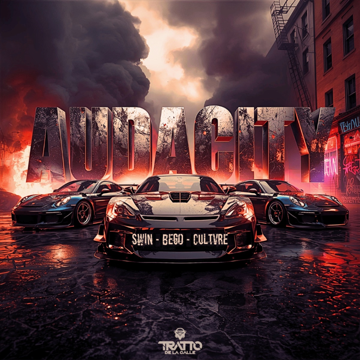 Audacity - Single by Swin, Bego & Cultvre album cover