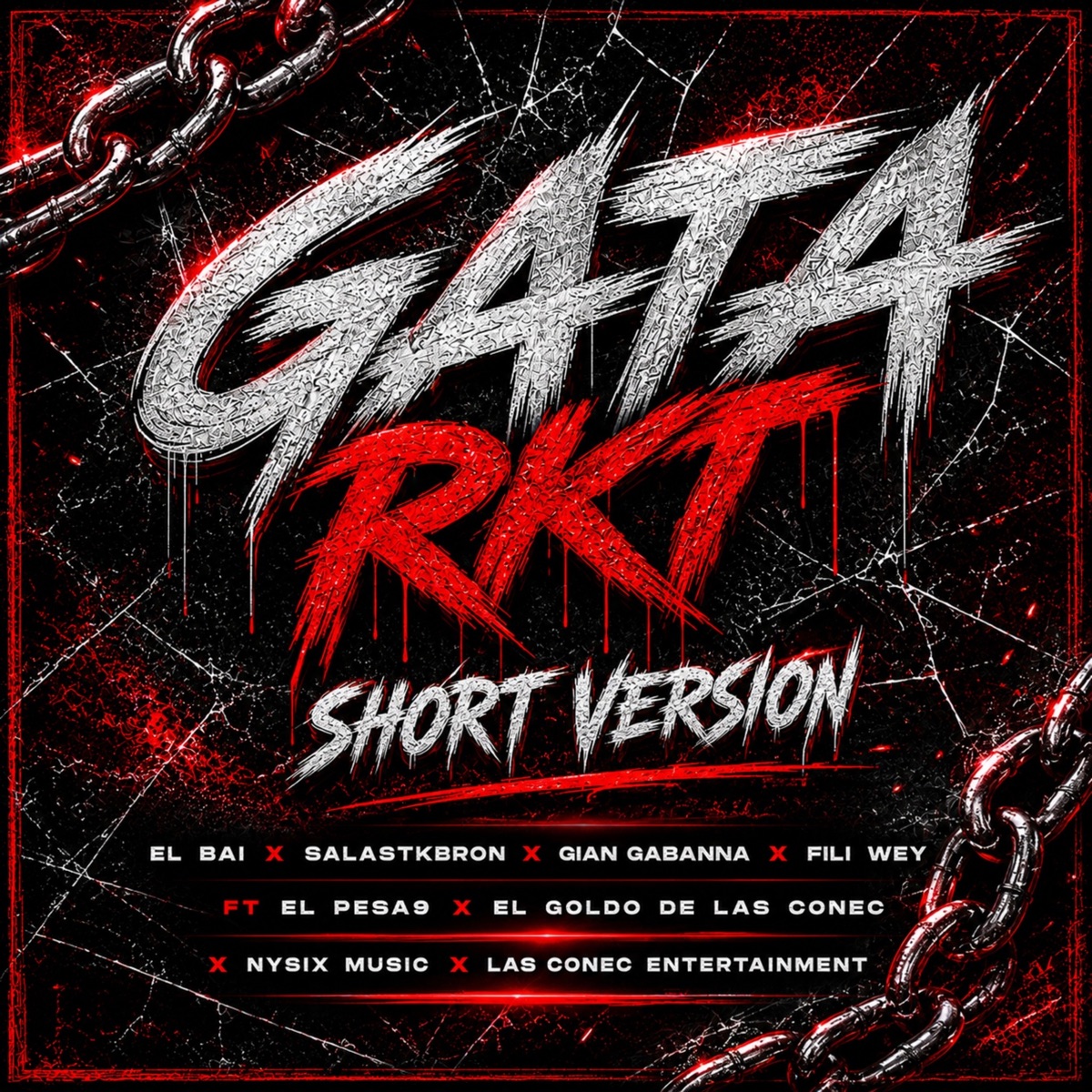 Gata Rkt - Versión Corta El BAI, Salastkbron, Gian gabanna, Fili Wey (feat. nysix music, el pesa 9, El Goldo De Las Conec & Las conec Entertainment) - Single by El Bai, Salastkbron, Gian Gabanna & Fili Wey album cover