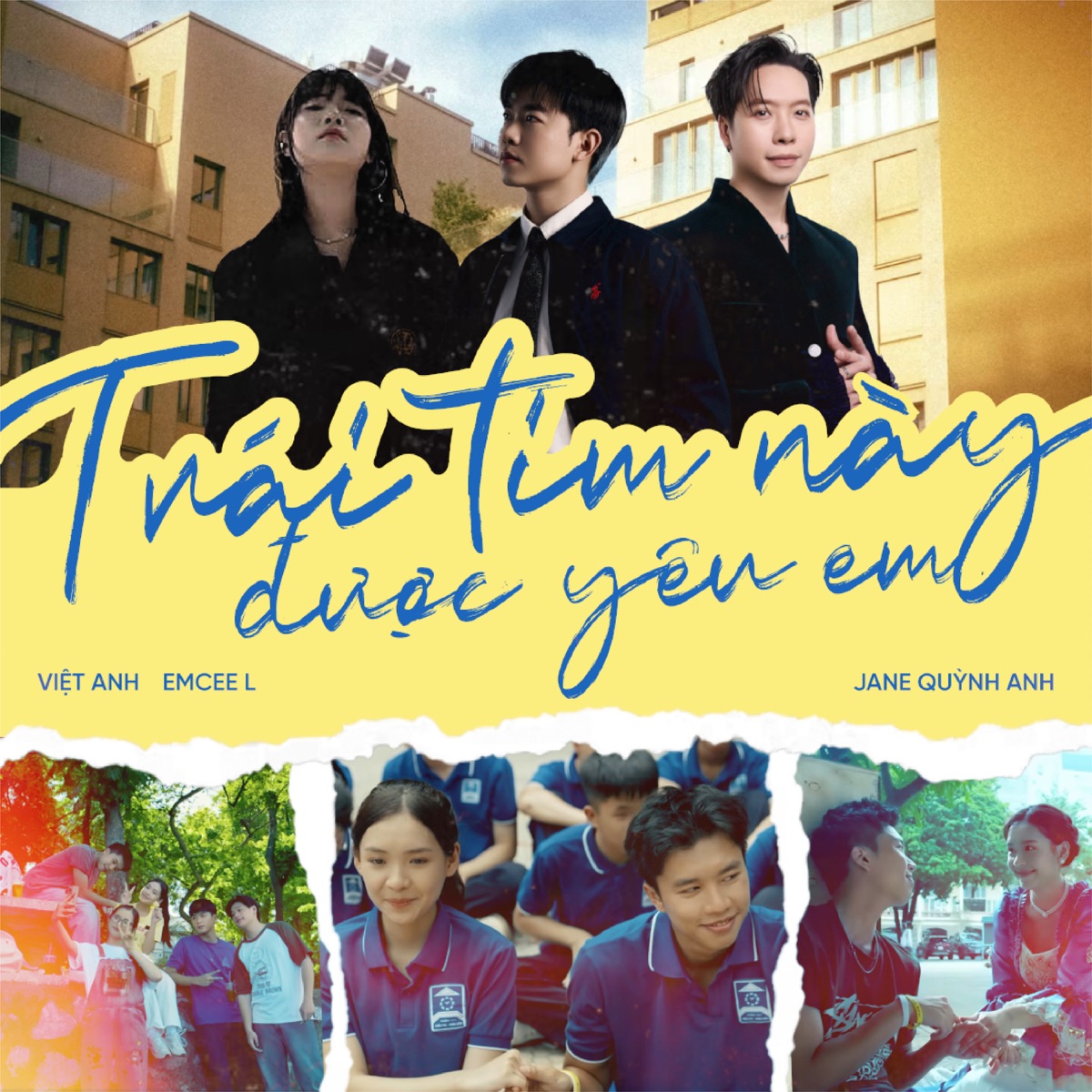 Trái Tim Này Được Yêu Em (Mùa Hè Năm Ấy Original Soundtrack) - Single by Emcee L (Da LAB), Việt Anh & Jane Quỳnh Anh album cover