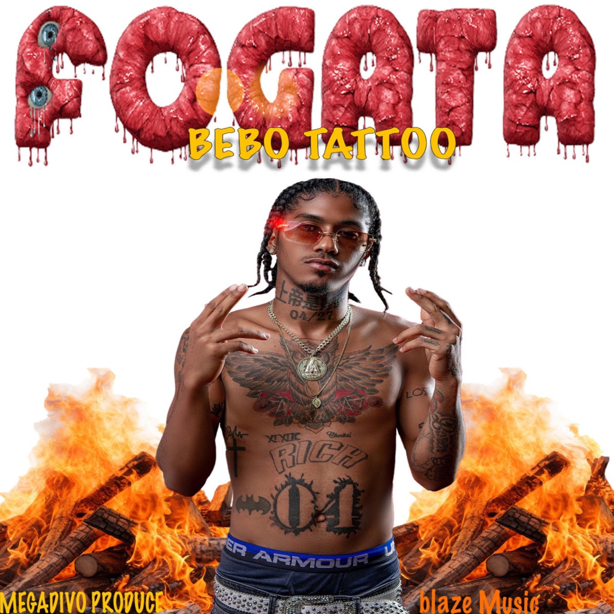 Fogata (feat. Megadivo Produce) - Single by Bebo Tattoo album cover