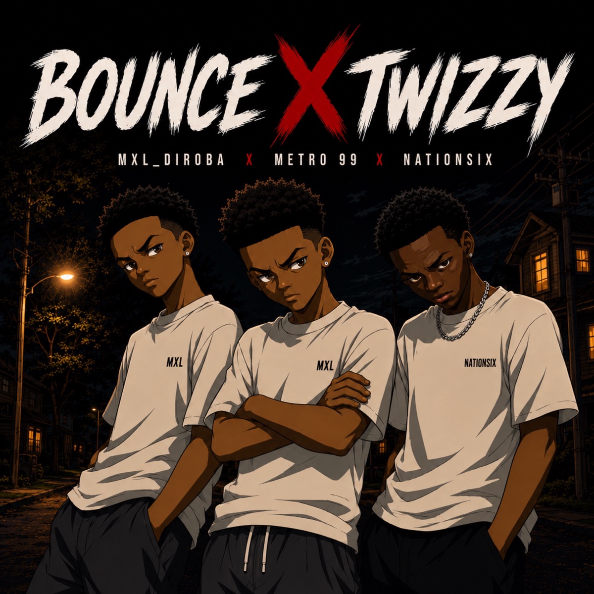 BOUNCE X TWIZZY - Single by MXL_DIROBA, Metro 99 & NationSix album cover