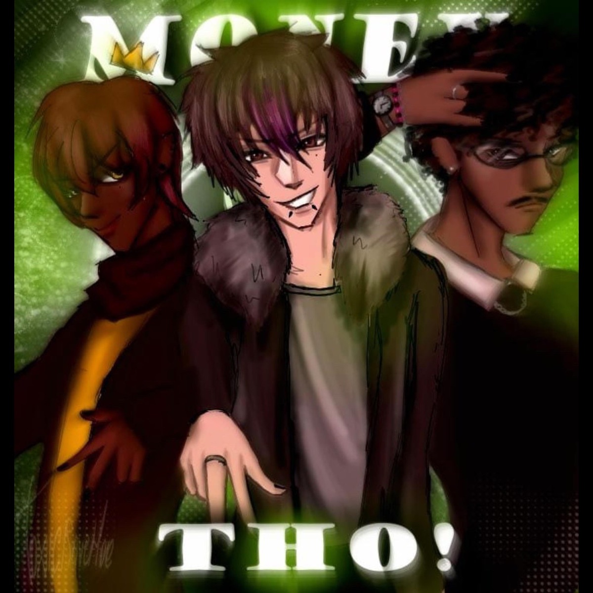 MONEY THO! - Single by Cl!xxy, Azuki & VXLENTiNE! album cover