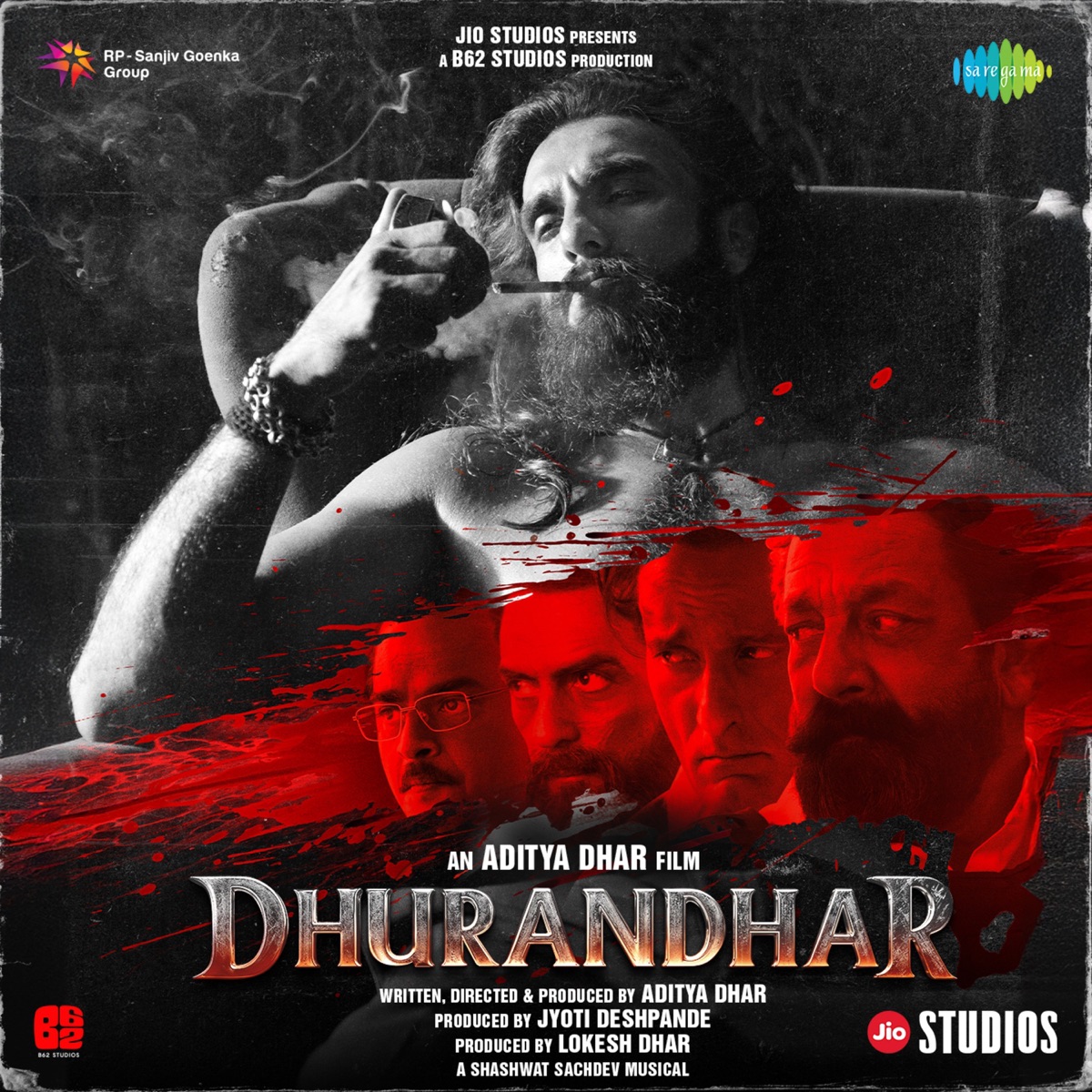 Dhurandhar (Original Motion Picture Soundtrack) by Various Artists album cover