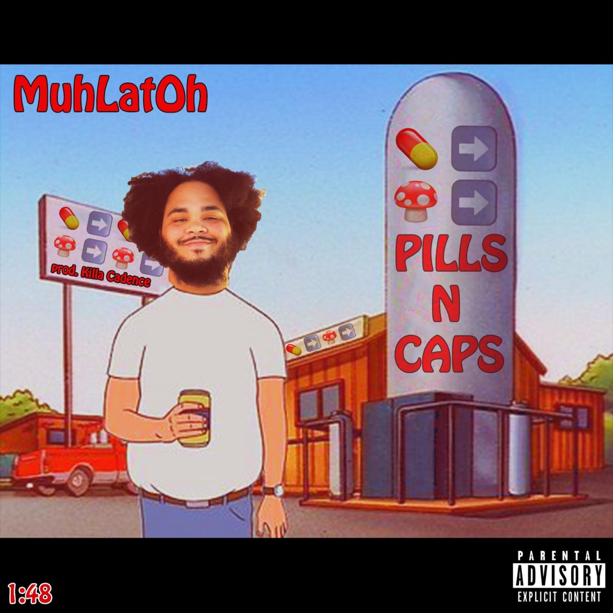 Pills N Caps - Single by Thaddeus Alekzander album cover