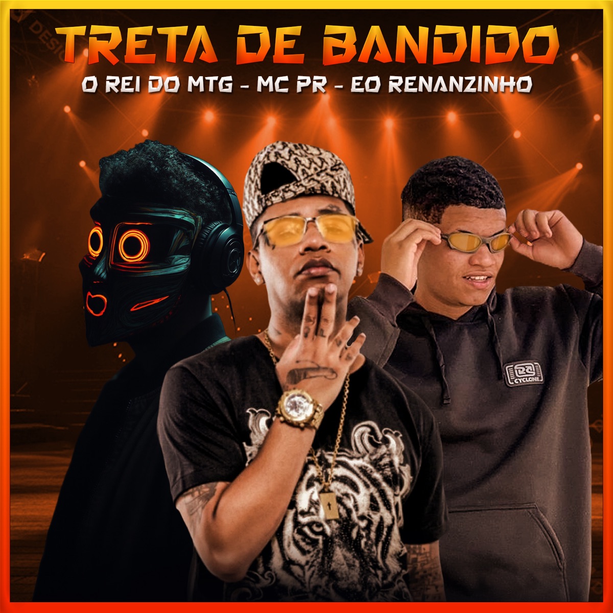 Treta de Bandido (Arrocha Funk Mtg 2025) - Single by O REI DO MTG, MC PR & Eo Renanzinho album cover