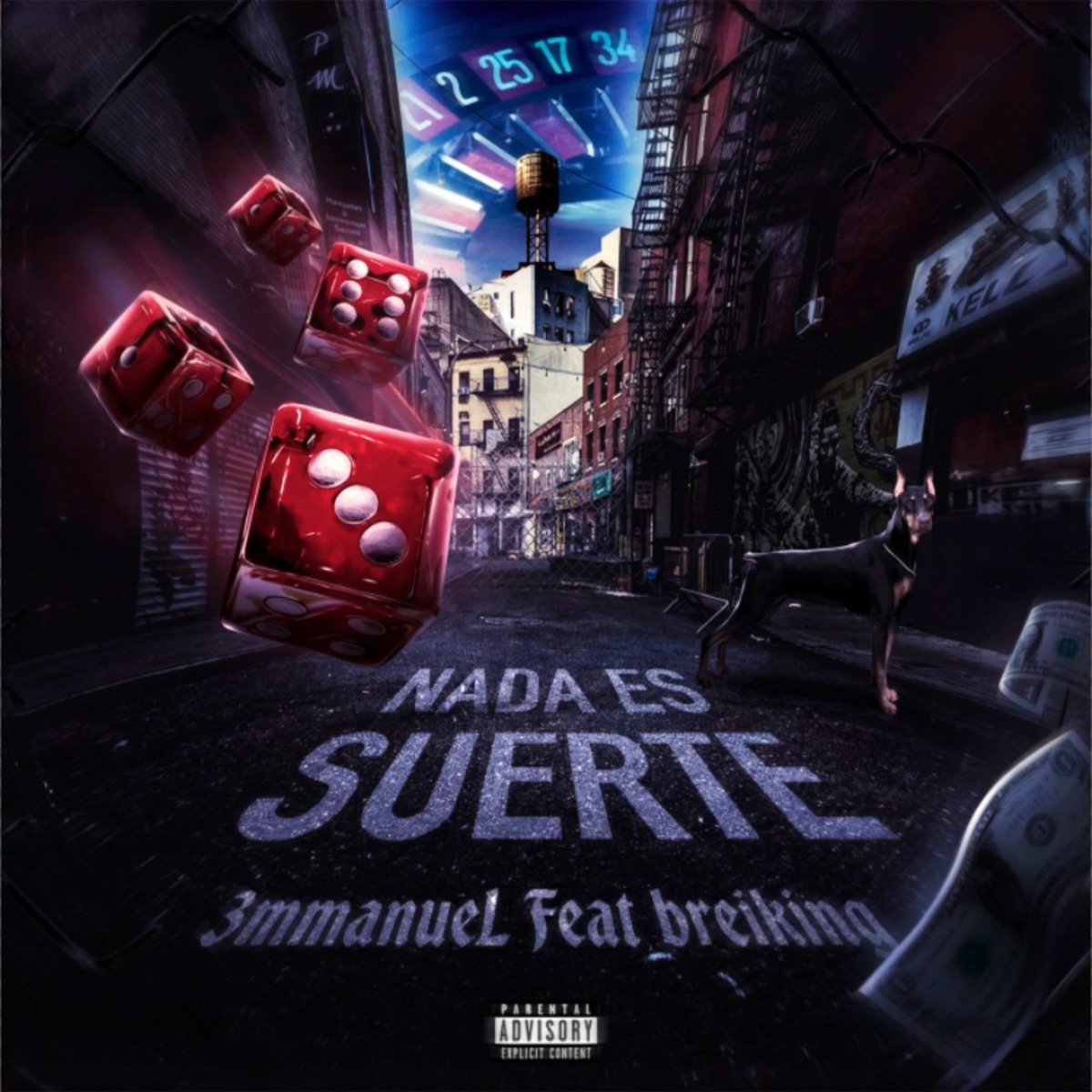 Nada es de suerte (feat. Breiking) - Single by 3mmanueL album cover