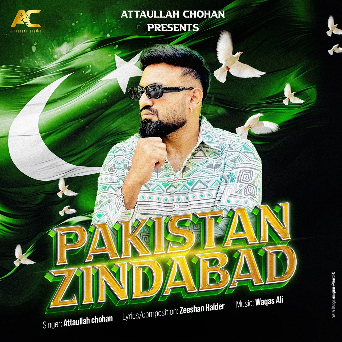 Pakistan Zindabad - Single by Attaullah Chohan album cover