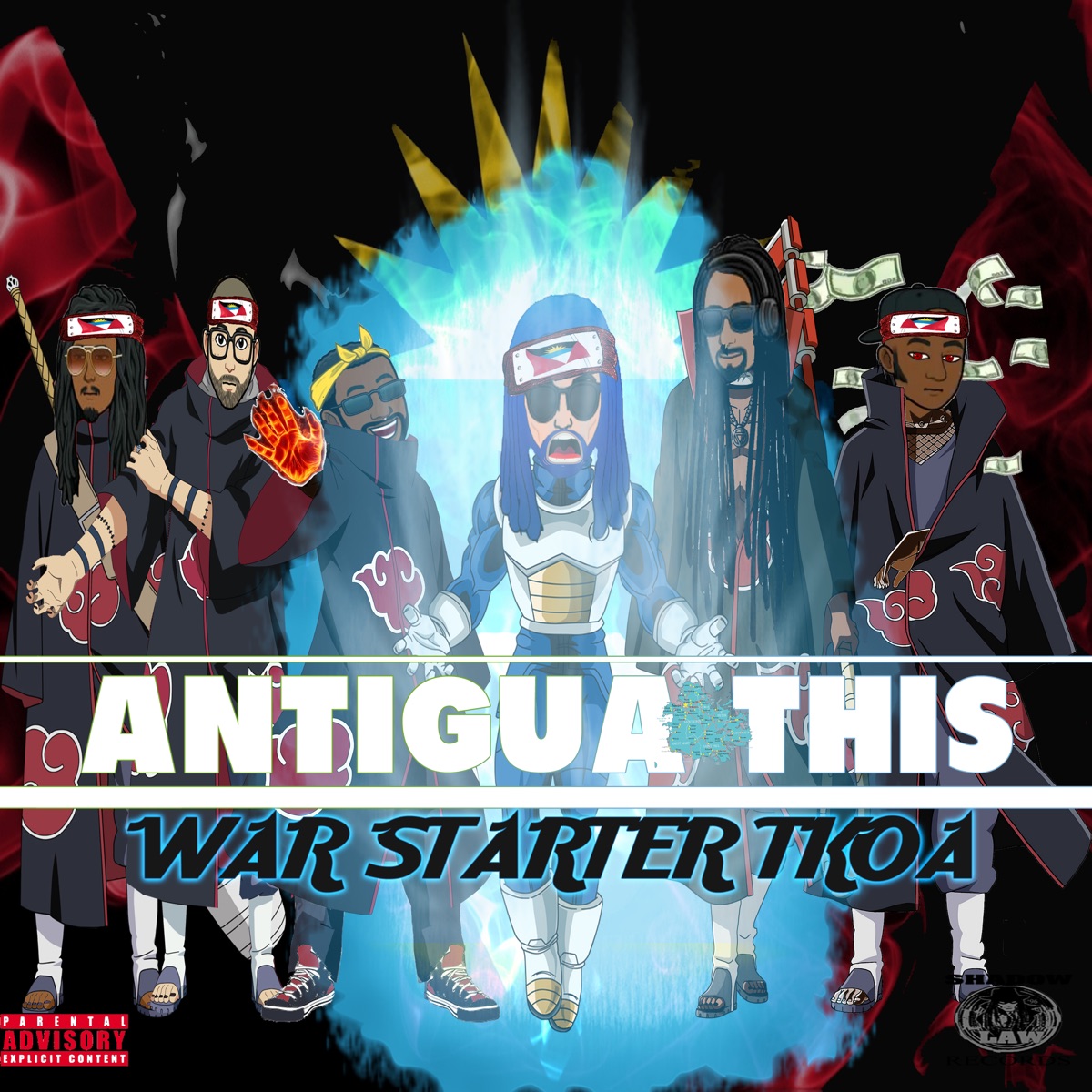 AntiguaThis (feat. Kory B, Drugs, Shawn Sparks, Pipa Lyrically Musically & Mac Truc) - Single by War Starter TKOA album cover