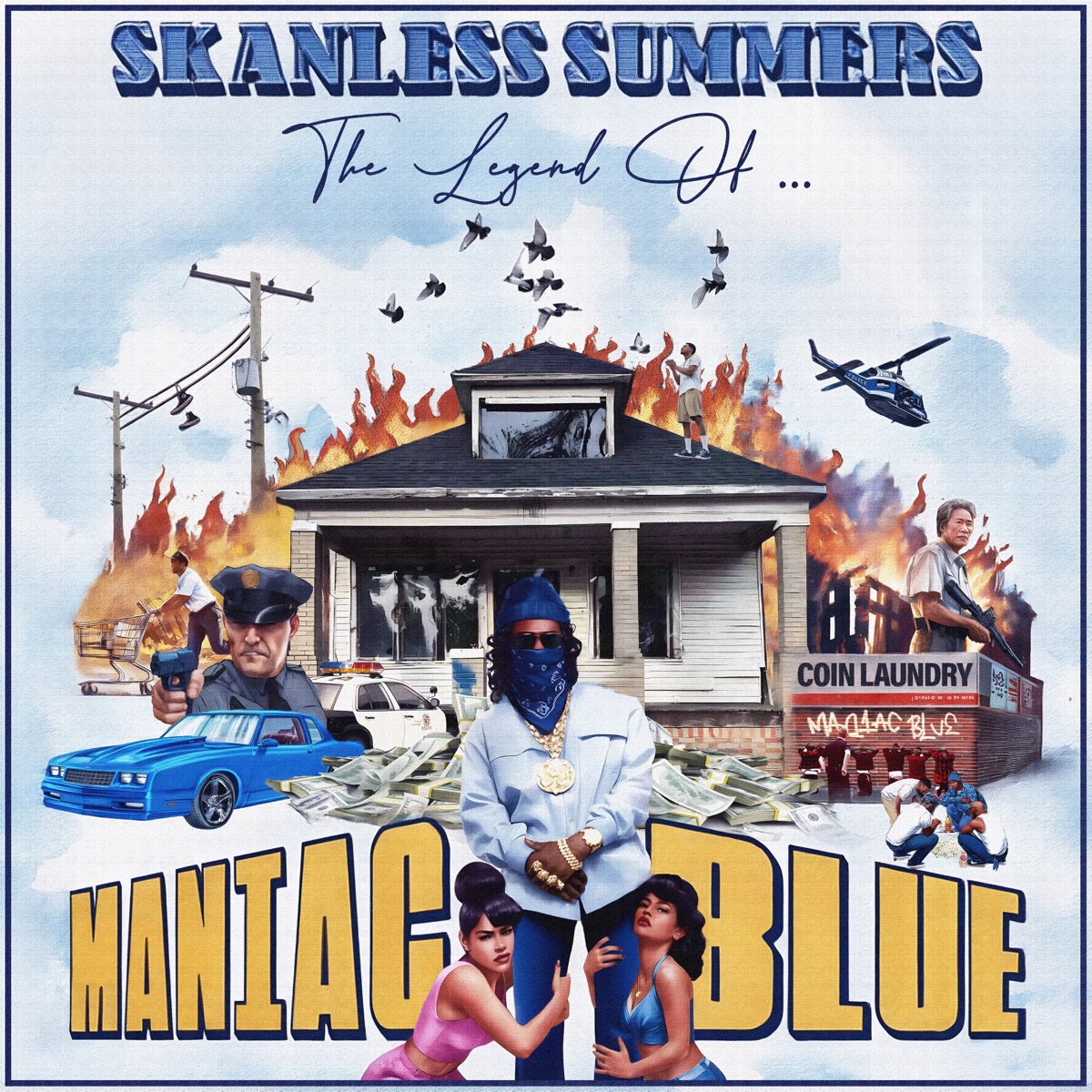 Maniac Blue by T.F & Mike Summers album cover