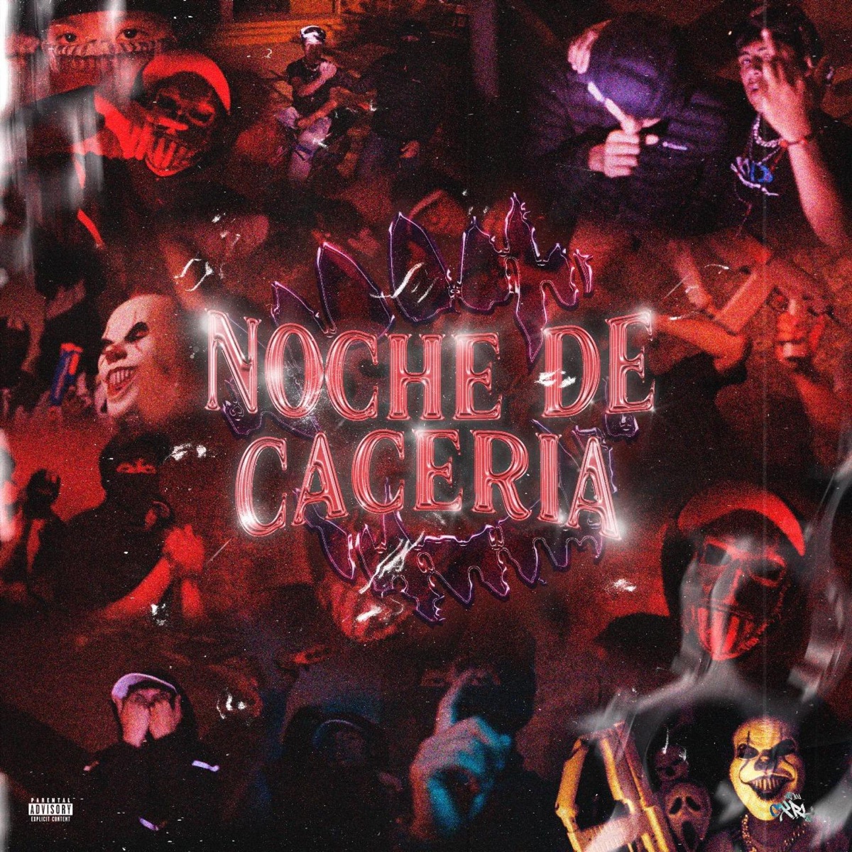 Noche de caceria (feat. zsasztrrr, Maykol_Jhayco & ThiagoMR) - Single by Andy Rojas album cover