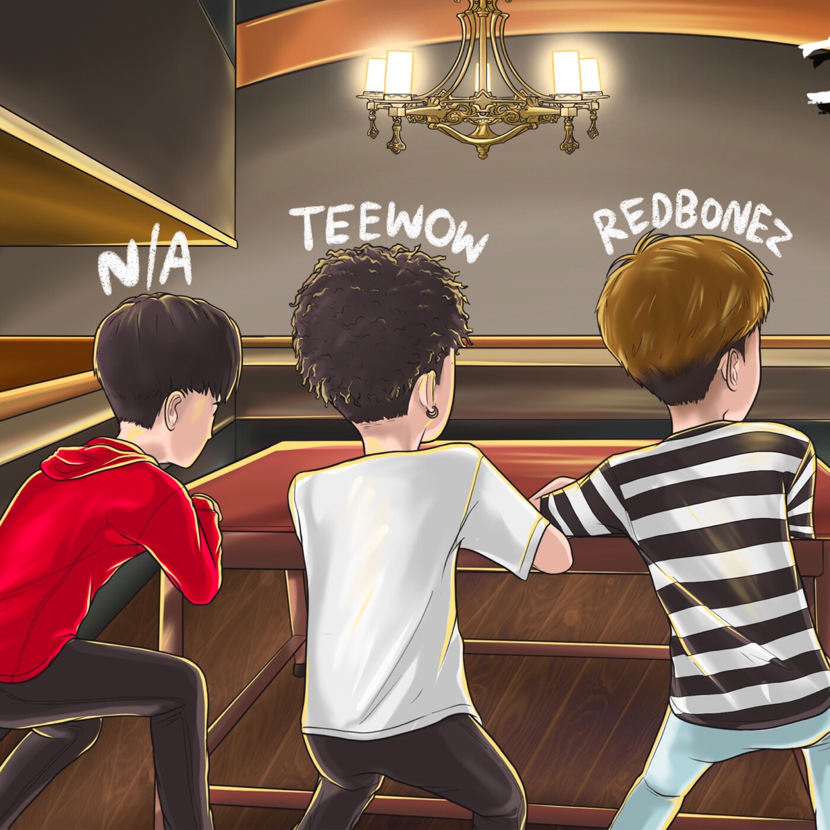 จริงเปล่า (feat. N/A) - Single by Teewow & REDBONEZ album cover