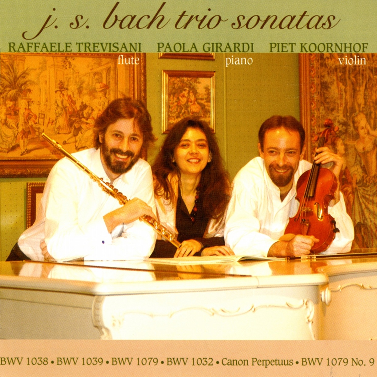 J.S. Bach: Trio Sonatas by Raffaele Trevisani, Piet Koornhof & Paola Girardi album cover