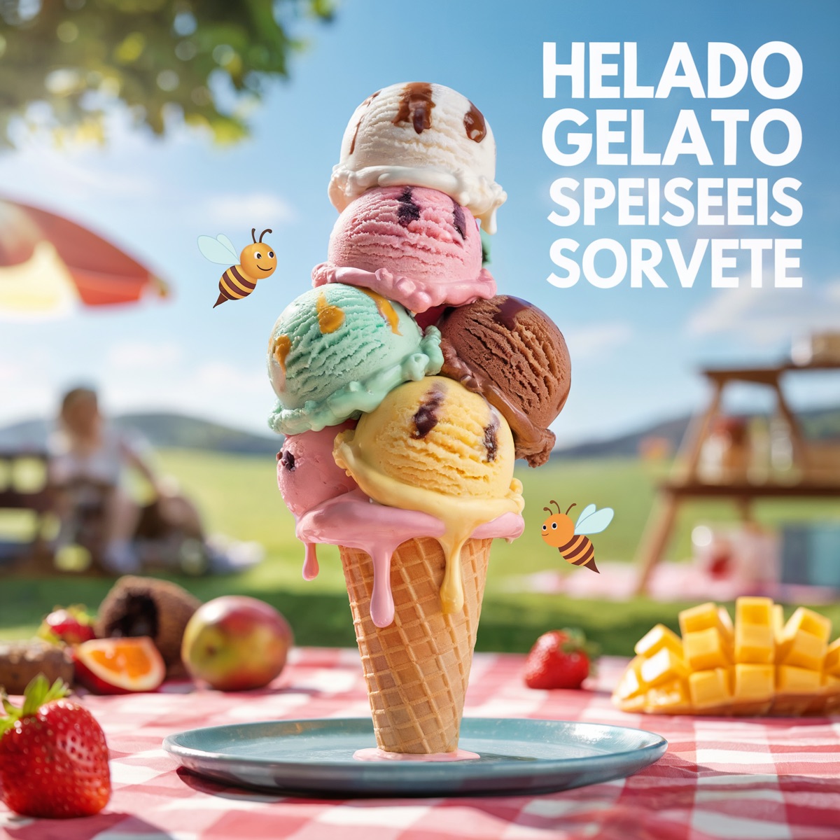 Helado, Glace, Gelato, Speiseei, Sorvete - Single by PI, 222 & DiscoMuffin album cover