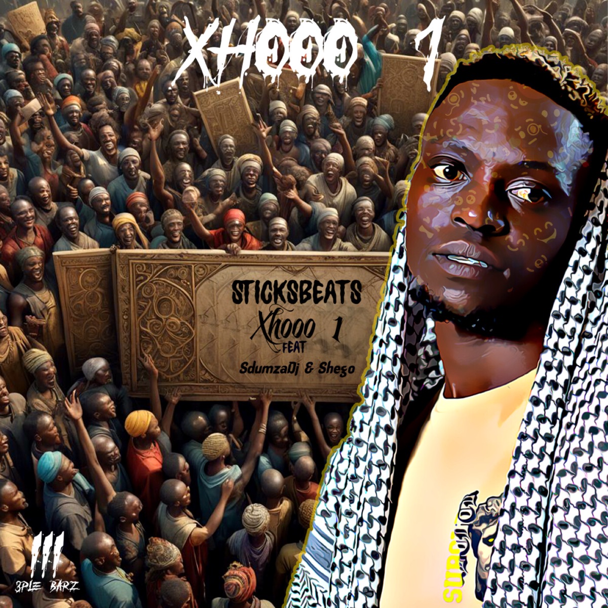 Xhooo 1 (feat. SdumzaDj & Shego) - Single by SticksBeats album cover