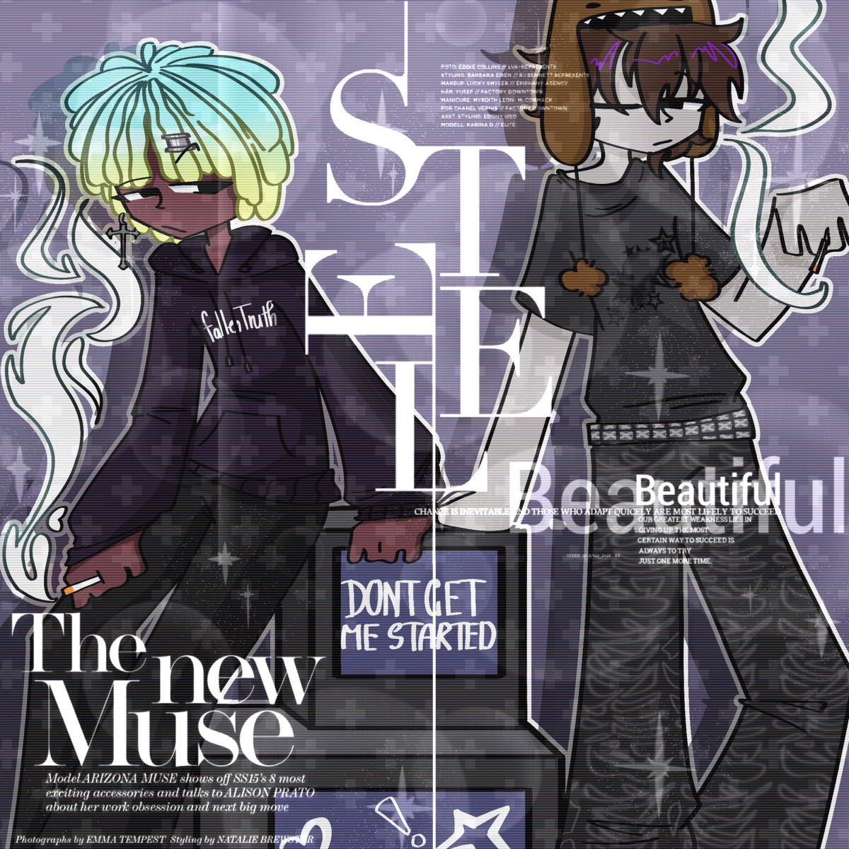 DON'T GET ME STARTED (feat. seraphiac) - Single by fallentruth album cover