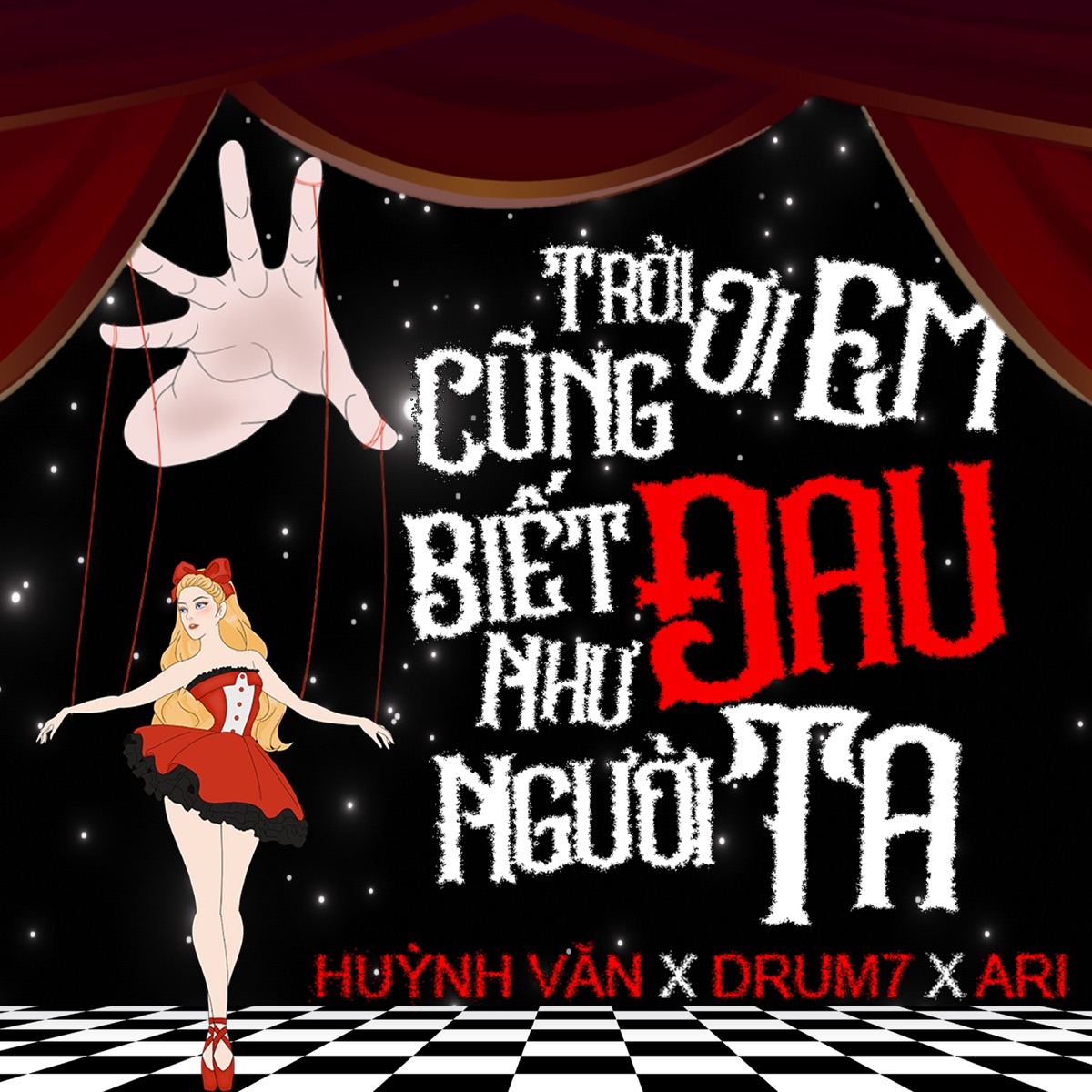 Trời Ơi Em Cũng Biết Đau Như Người Ta (feat. Drum7) - Single by Ari, Huỳnh Văn & ICM album cover