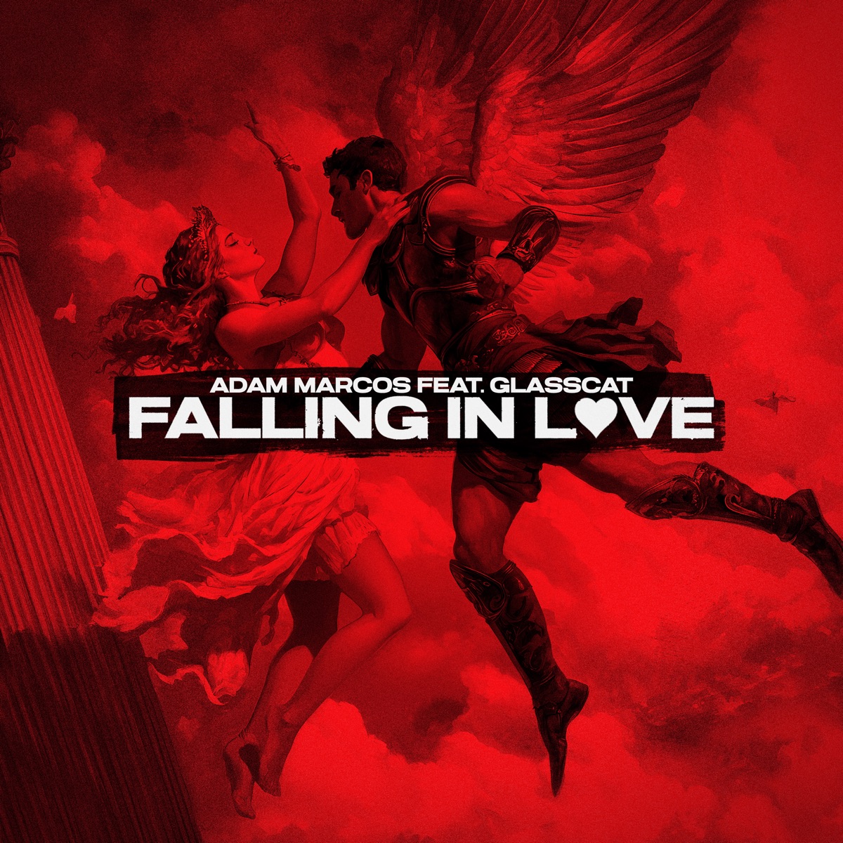 Falling in Love (feat. glasscat) - Single by Adam Marcos album cover