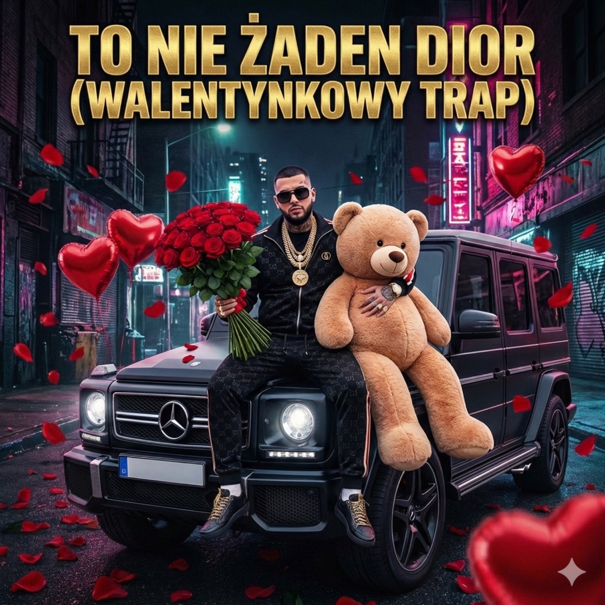 TO NIE ŻADEN DIOR (Walentynkowy Trap) - Single by Poczciwy Marek album cover