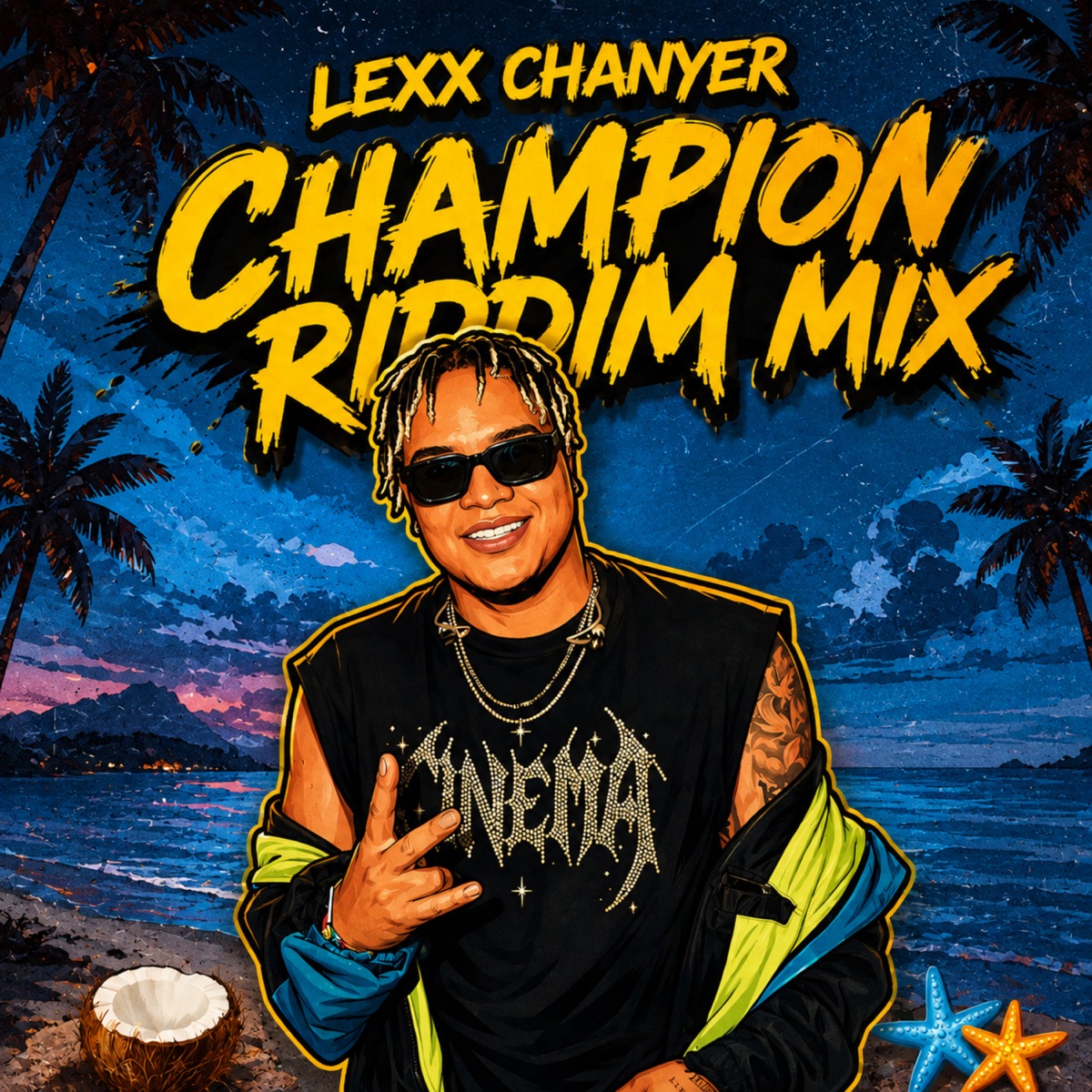 CHAMPION RIDDIM MIX (feat. Calao Sense & EL DONGO & RICH ANGEL & Richie Loop & Alex Purry & FLOWBATA & MIZTAH KILLA & TATAN KING) - Single by Lexx Chanyer, Jony Roy, Lion Bigmao & EL RM album cover
