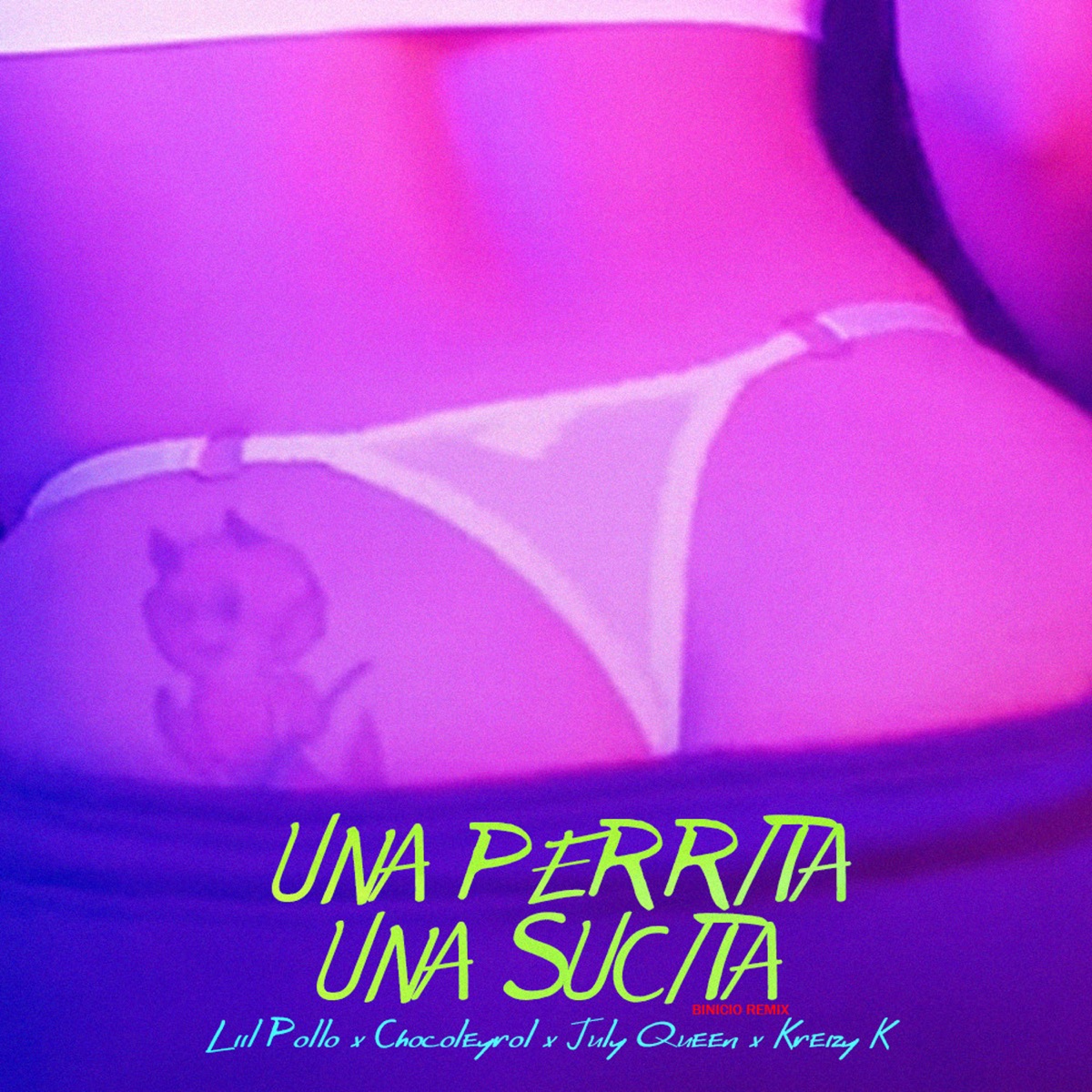 Una Perrita Una Sucita (Binicio Remix) - Single by Liil Pollo, Chocoleyrol, July Queen & Kreizy k album cover
