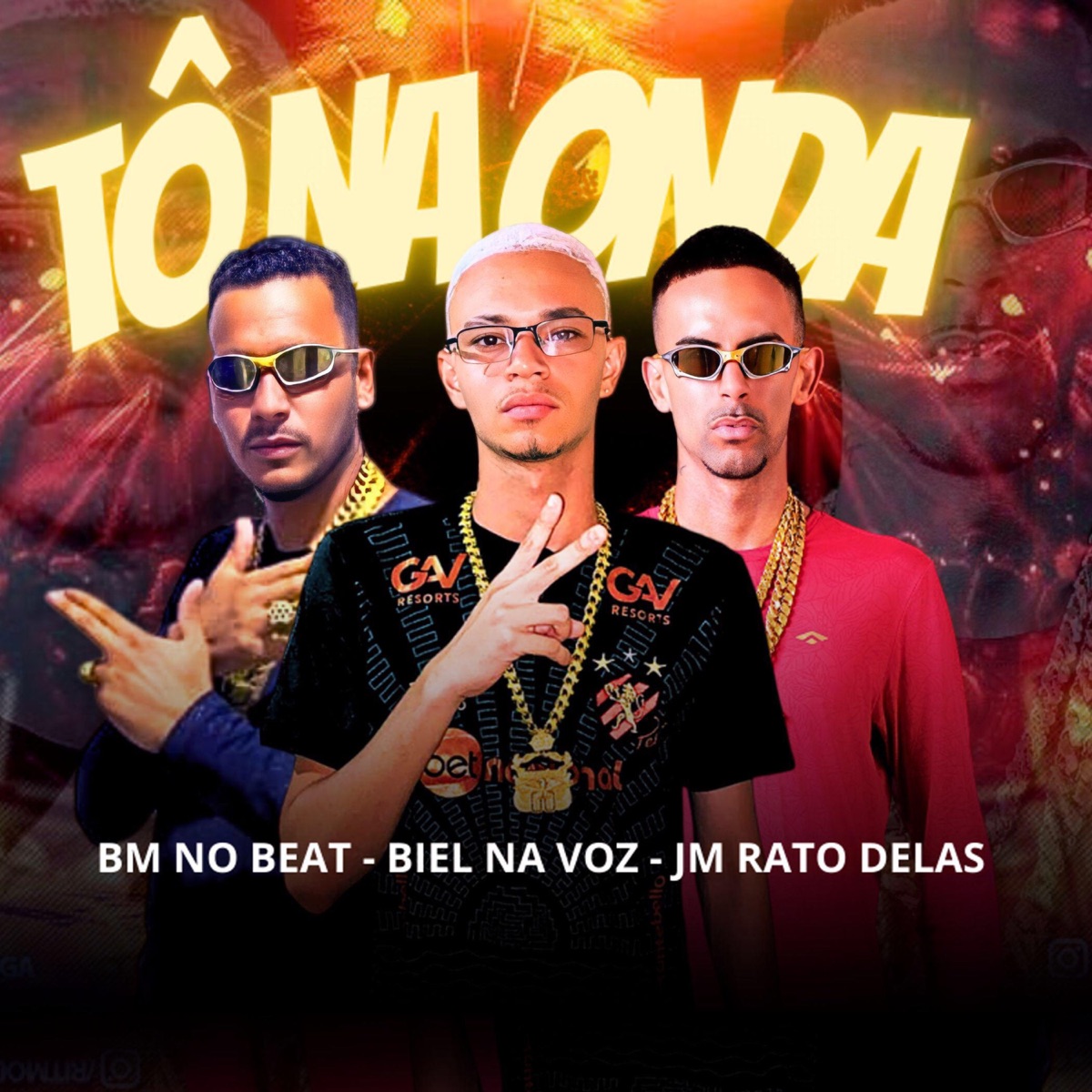 Tô na Onda - Single by Jm Rato Delas, BM NO BEAT & Mc Biel na Voz album cover