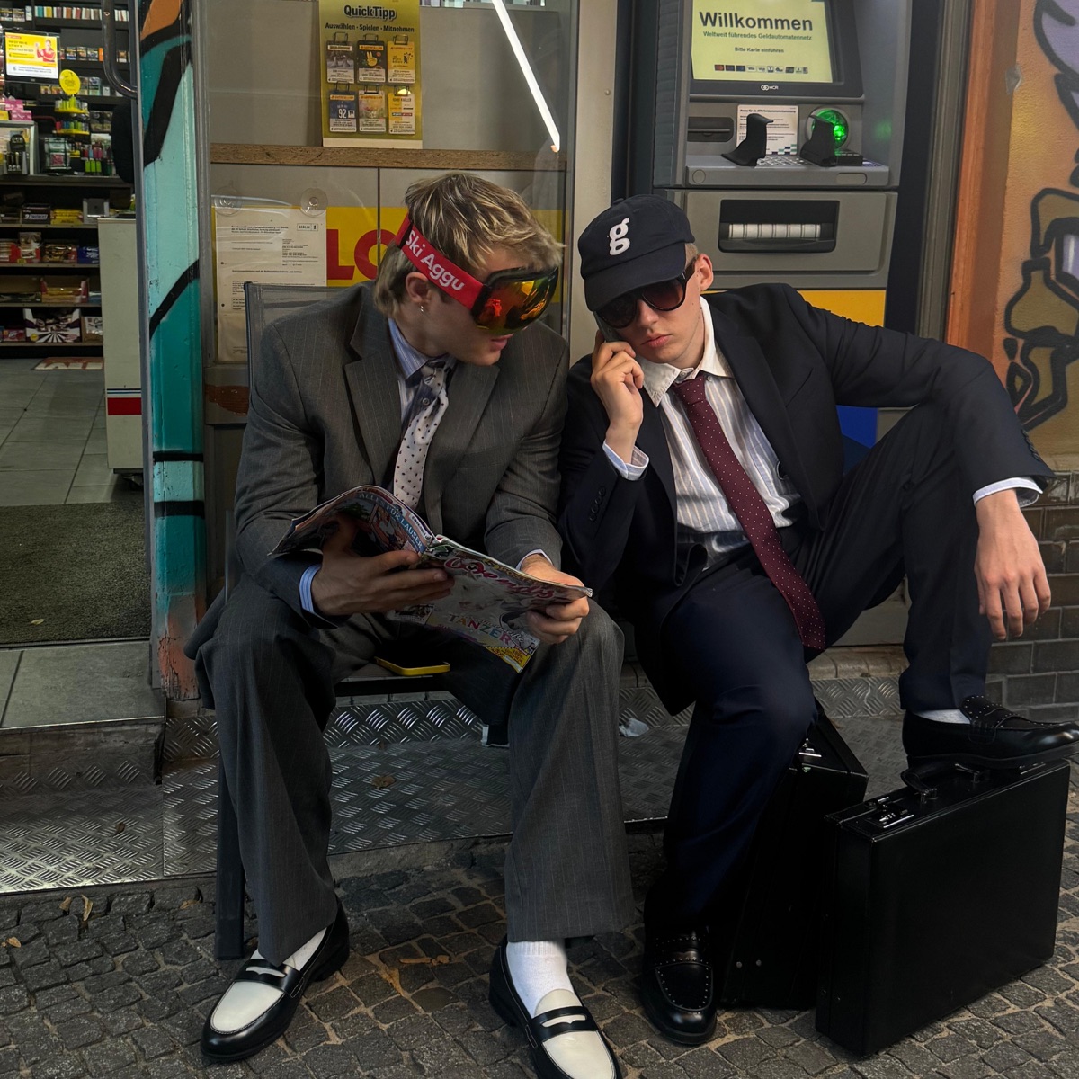wir haben zwei geile songs gemacht - Single by Filow & Ski Aggu album cover