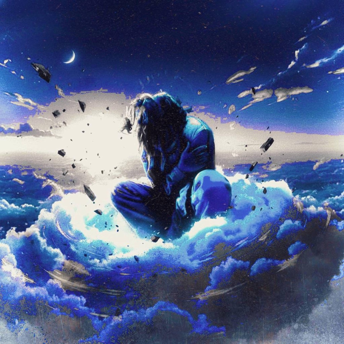 СИДЕТЬ НА ОБЛАКАХ... - Single by BLUE/messa album cover