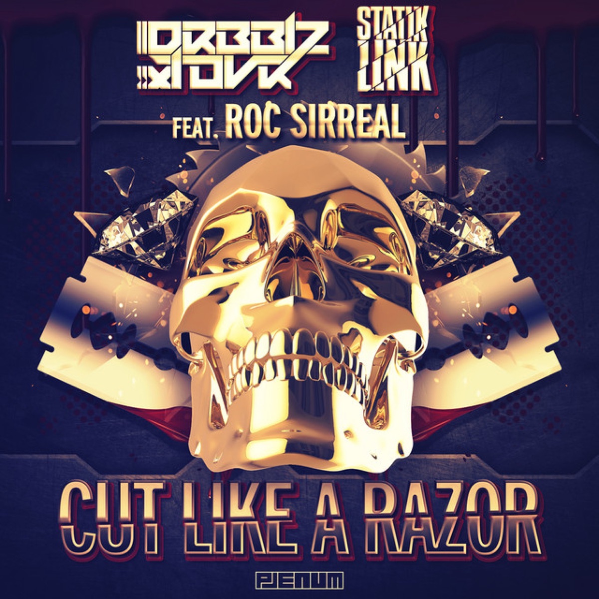 Cut Like a Razor feat. Roc SirReal - Single by Drbblz, Tovr & Statik Link album cover
