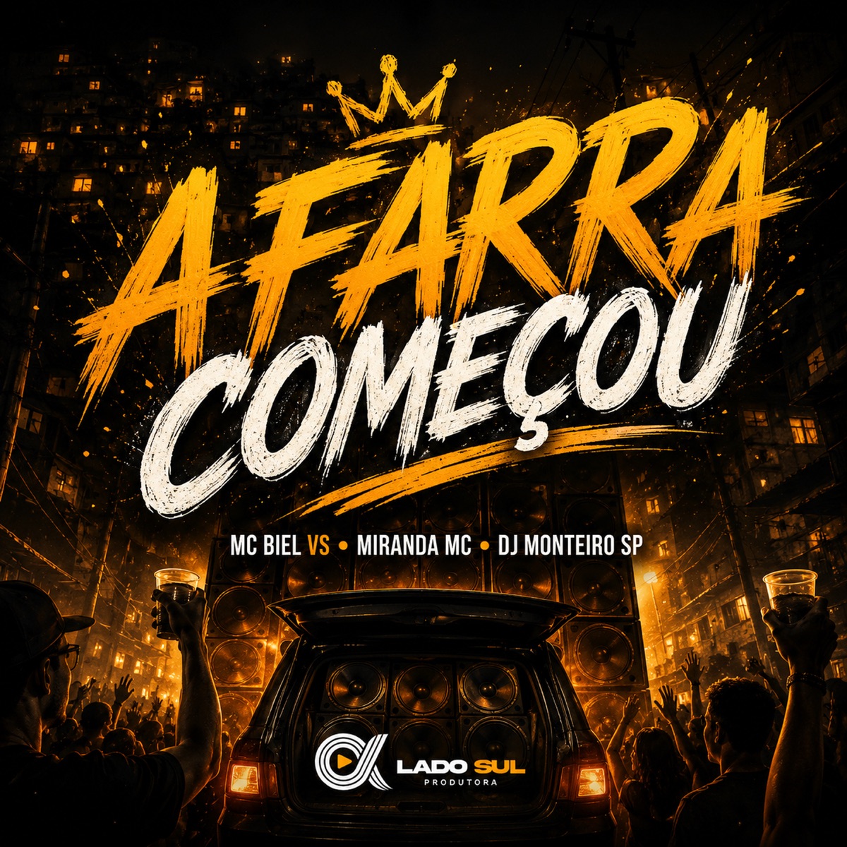 A Farra Começou - Single by MC BIEL VS & Miranda MC album cover