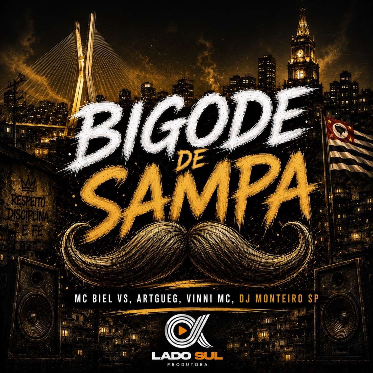 Bigode de Sampa - Single by MC BIEL VS, VINNI MC & Artgueg album cover